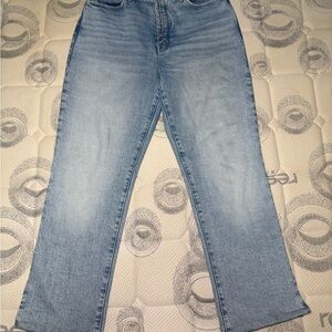 Good American Good Icon High Waisted Straight Jeans